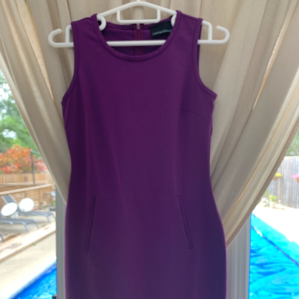 3/$24 Purple Dress, very figure flattering